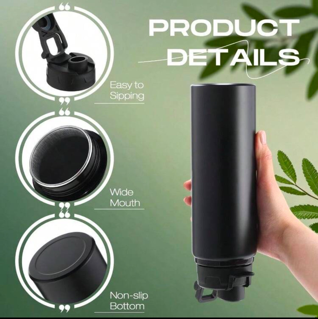 Personalized Stainless Steel Water Bottle - 750ml
